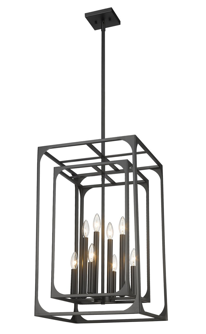 Z-Lite Canada - 3038-8MB - Eight Light Chandelier - Easton - Matte Black