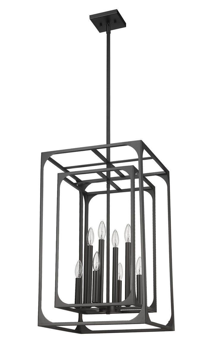 Z-Lite Canada - 3038-8MB - Eight Light Chandelier - Easton - Matte Black