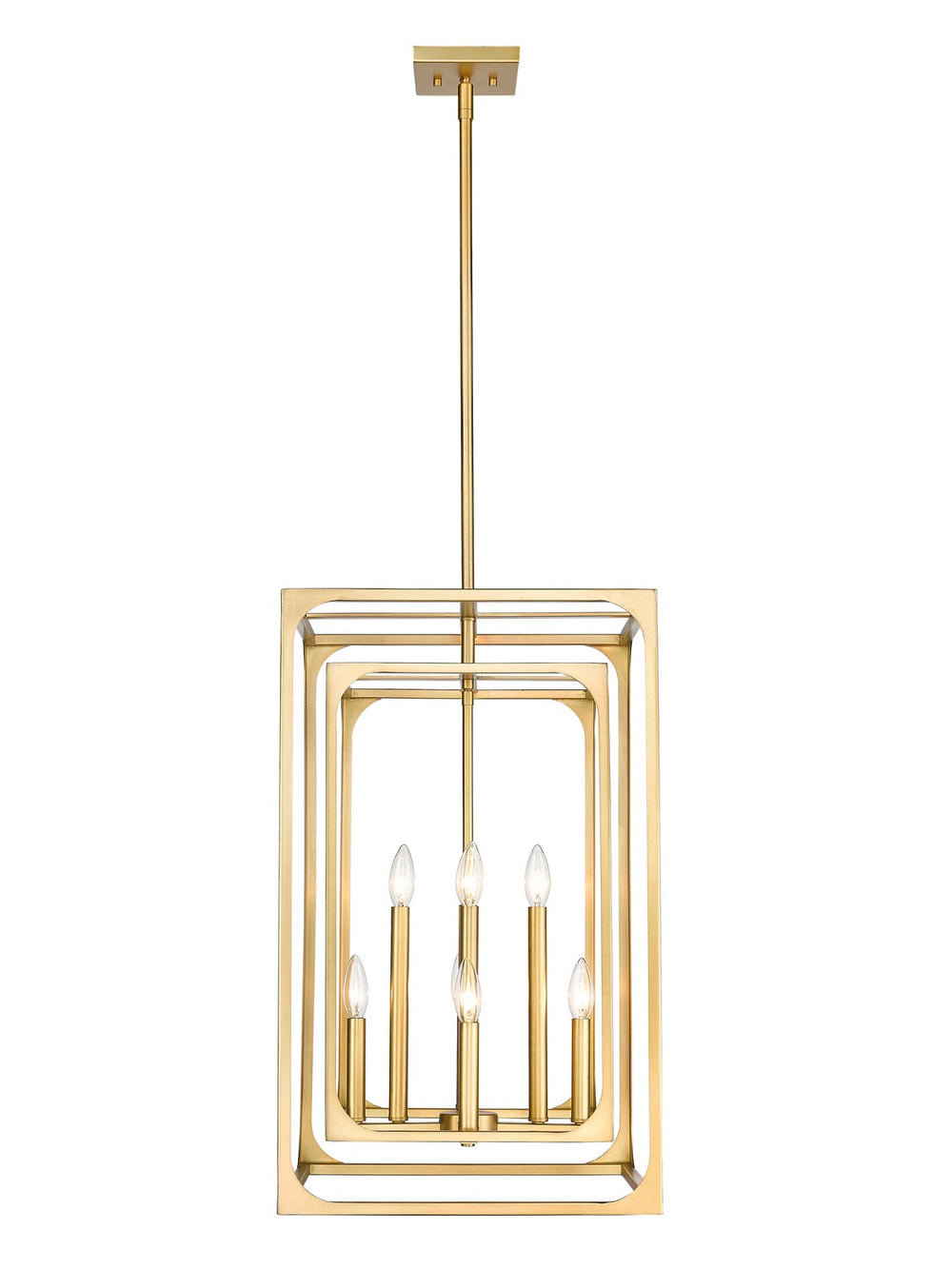 Z-Lite Canada - 3038-8RB - Eight Light Chandelier - Easton - Rubbed Brass