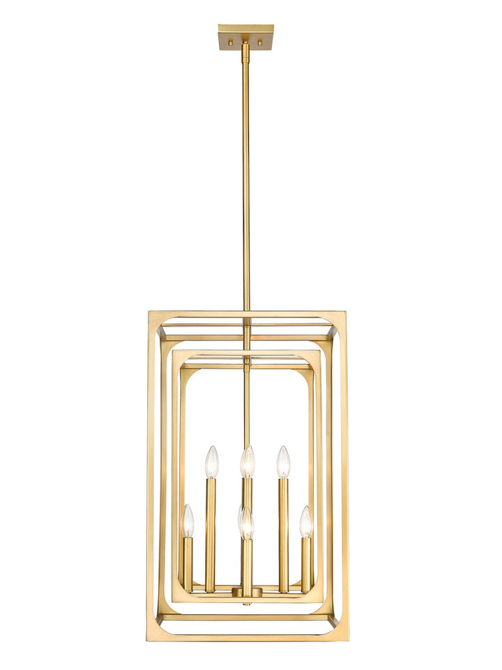 Z-Lite Canada - 3038-8RB - Eight Light Chandelier - Easton - Rubbed Brass
