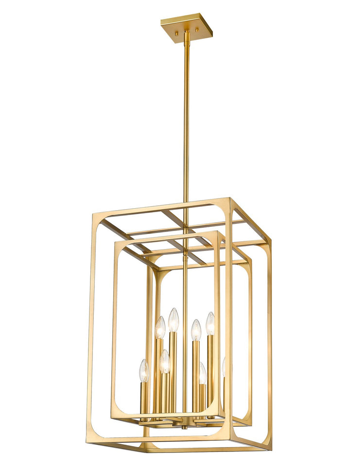 Z-Lite Canada - 3038-8RB - Eight Light Chandelier - Easton - Rubbed Brass