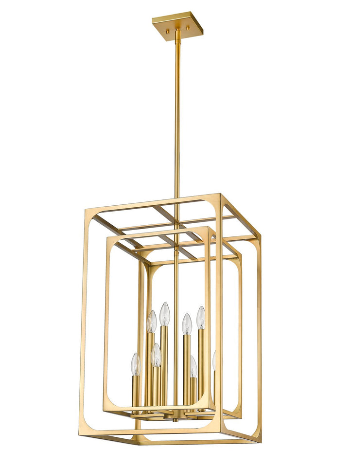 Z-Lite Canada - 3038-8RB - Eight Light Chandelier - Easton - Rubbed Brass
