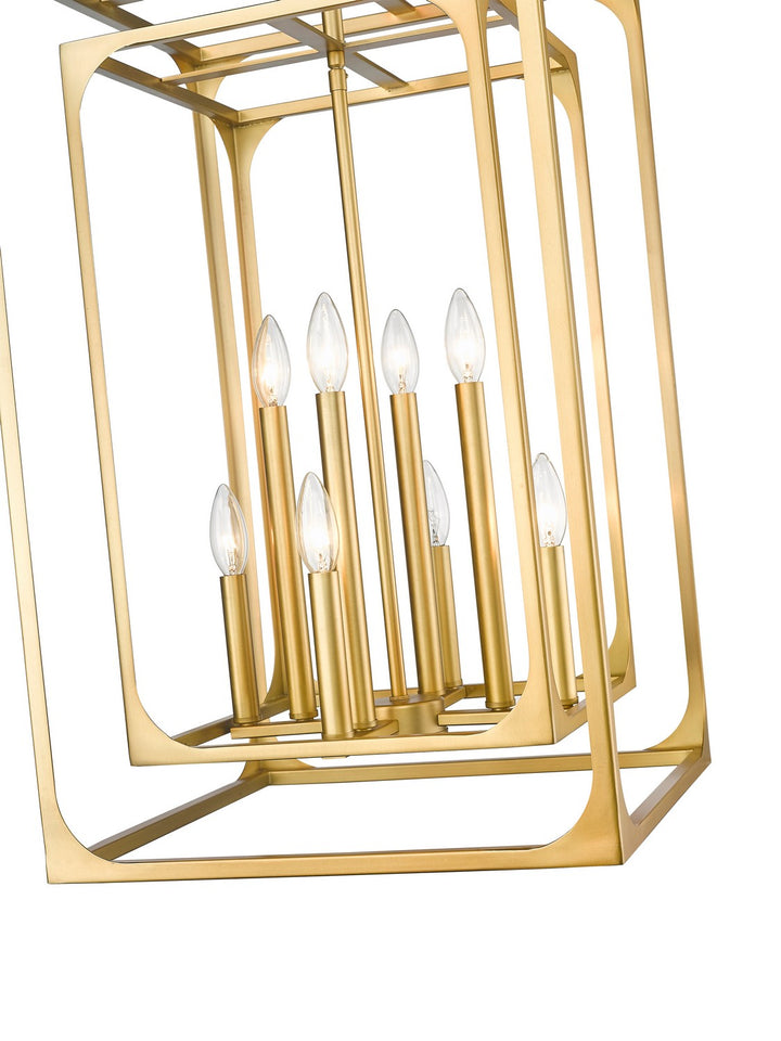 Z-Lite Canada - 3038-8RB - Eight Light Chandelier - Easton - Rubbed Brass