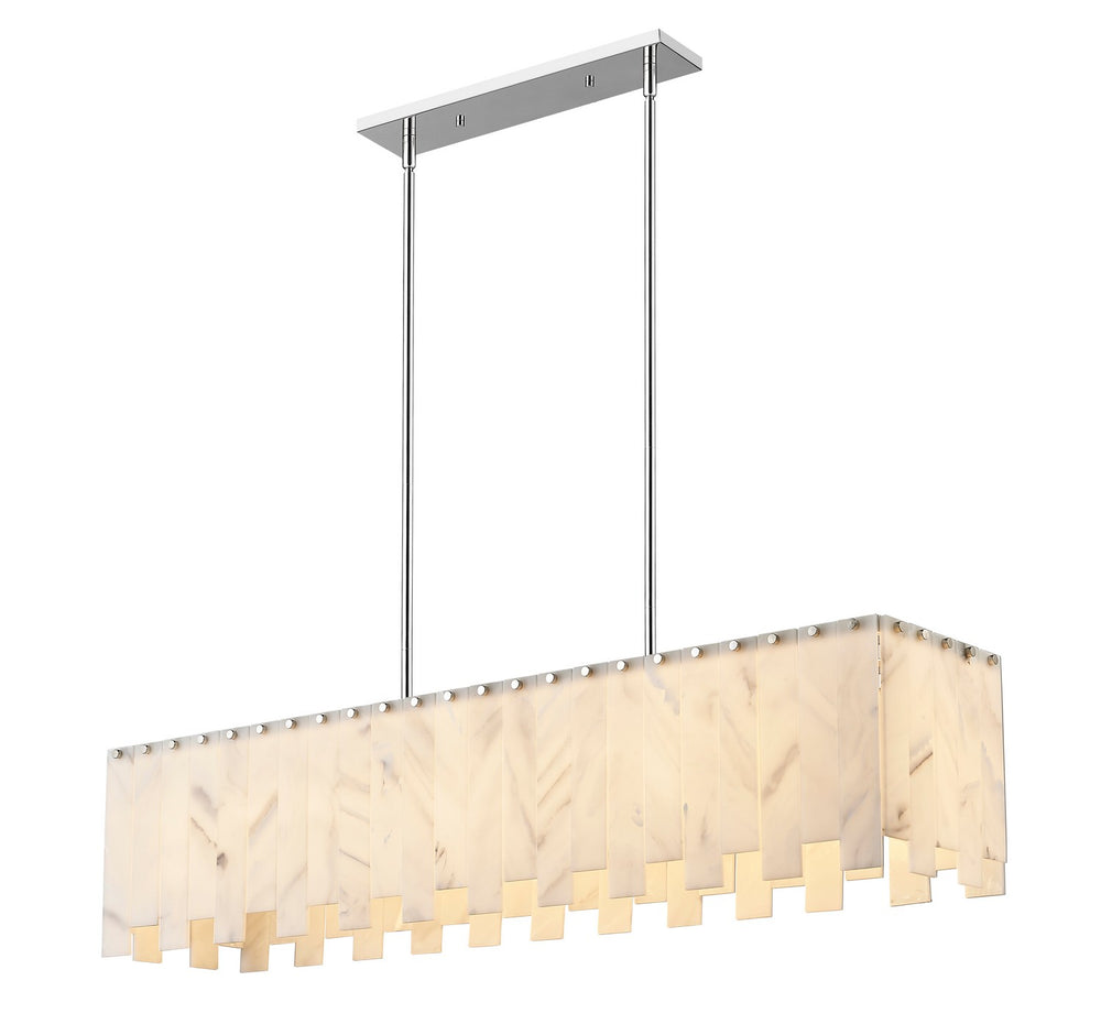 Z-Lite Canada - 345-49L-PN - Seven Light Linear Chandelier - Viviana - Polished Nickel