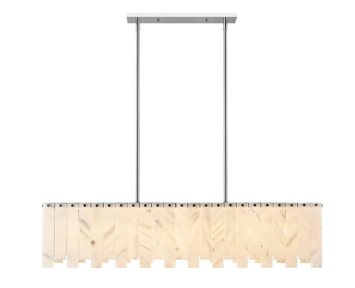 Z-Lite Canada - 345-49L-PN - Seven Light Linear Chandelier - Viviana - Polished Nickel