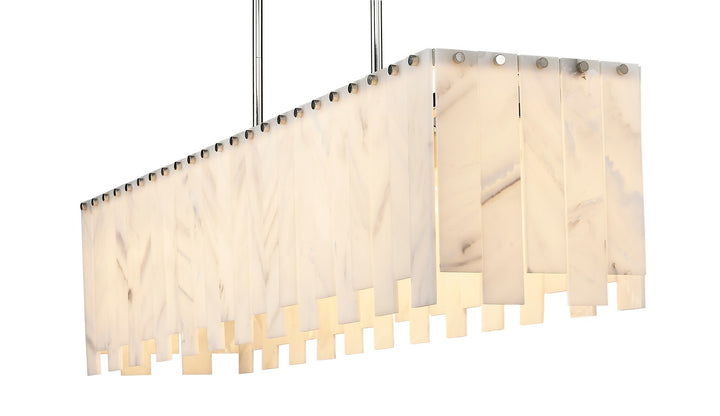 Z-Lite Canada - 345-49L-PN - Seven Light Linear Chandelier - Viviana - Polished Nickel