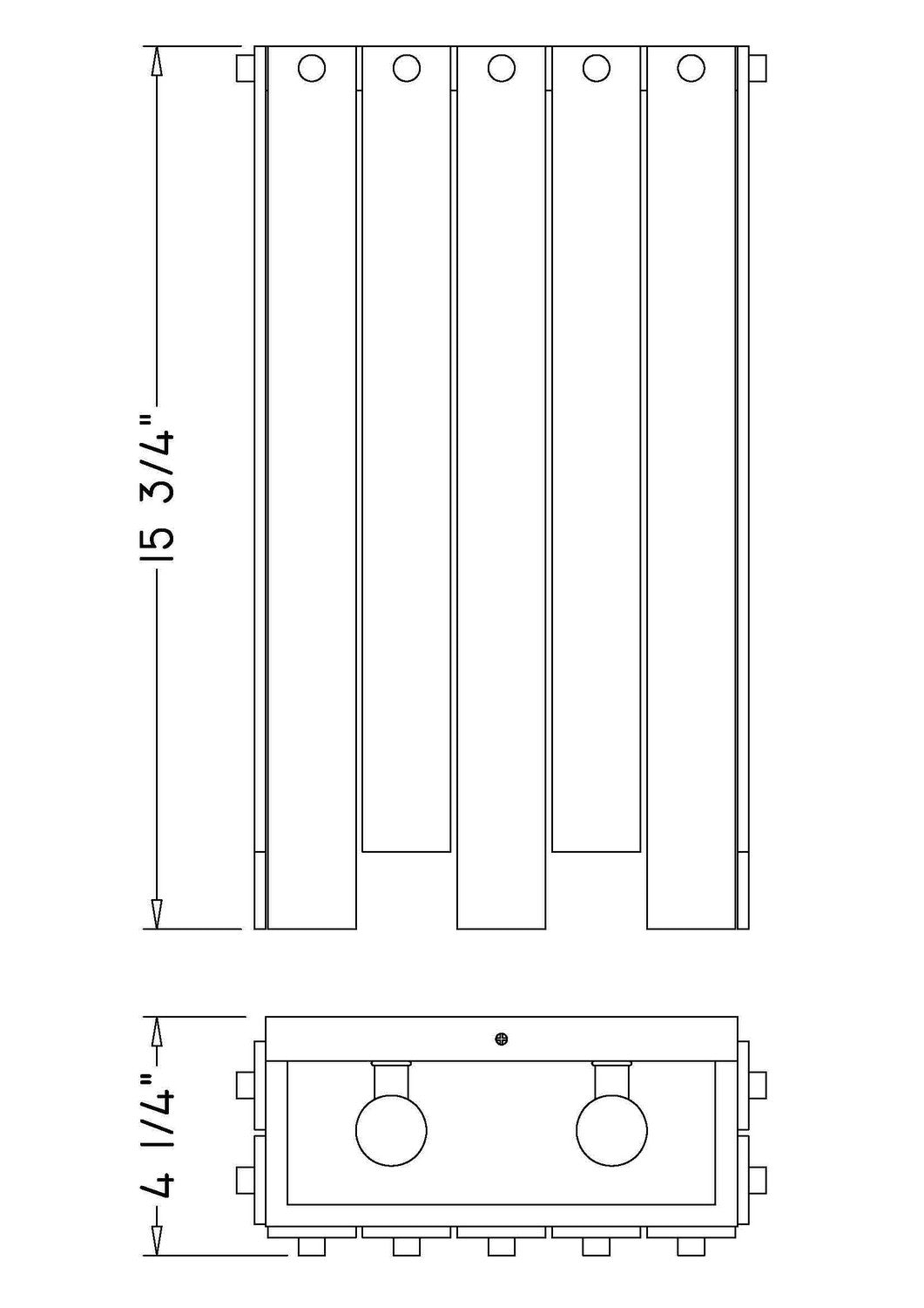Z-Lite Canada - 345-4S-RB - Four Light Wall Sconce - Viviana - Rubbed Brass