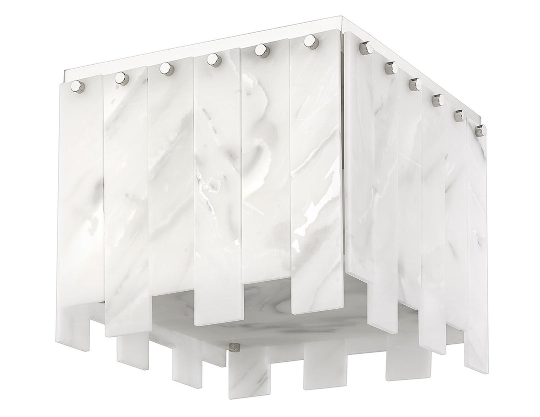 Z-Lite Canada - 345F13-PN - Four Light Flush Mount - Viviana - Polished Nickel