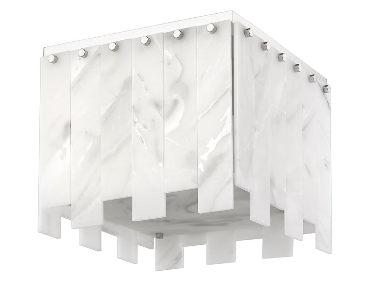 Z-Lite Canada - 345F13-PN - Four Light Flush Mount - Viviana - Polished Nickel