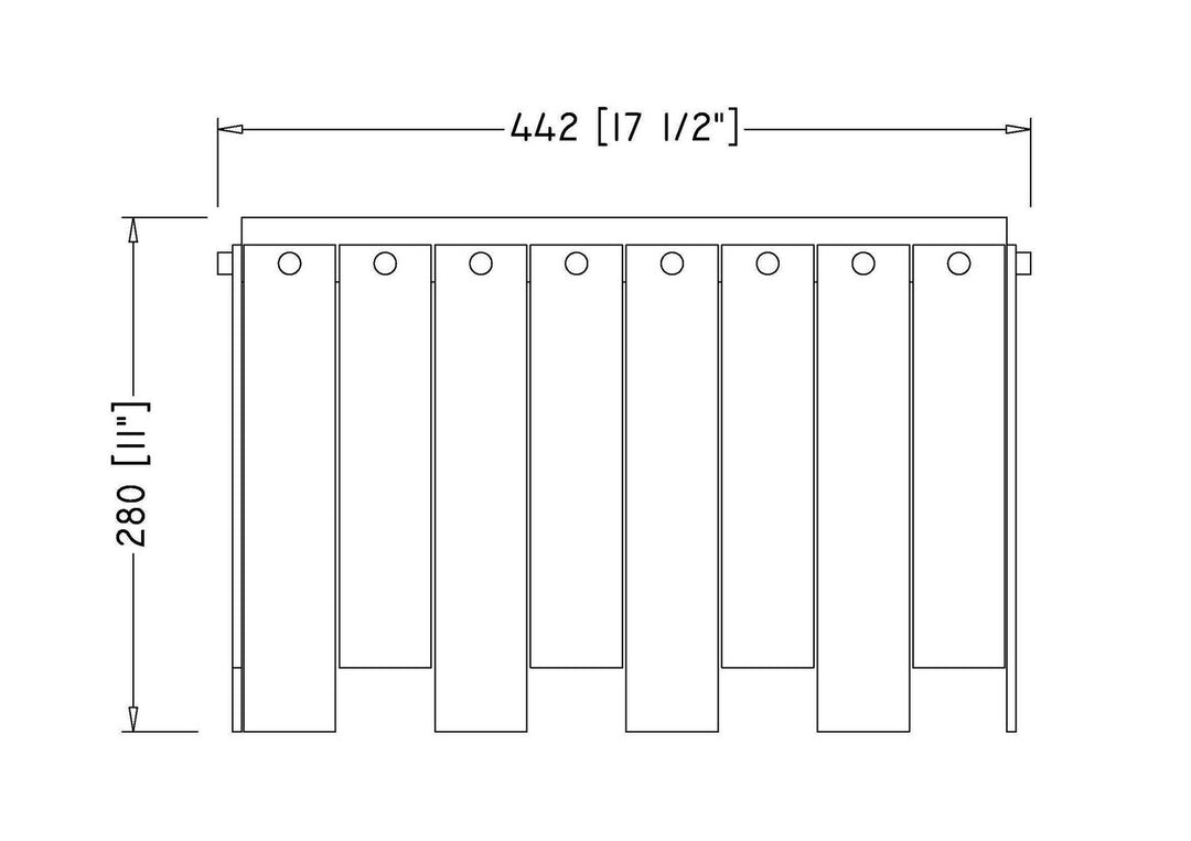 Z-Lite Canada - 345F17-PN - Six Light Flush Mount - Viviana - Polished Nickel