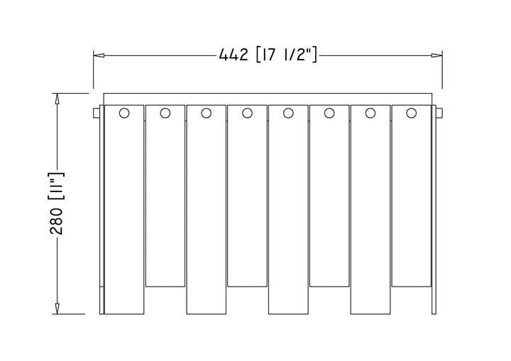 Z-Lite Canada - 345F17-PN - Six Light Flush Mount - Viviana - Polished Nickel