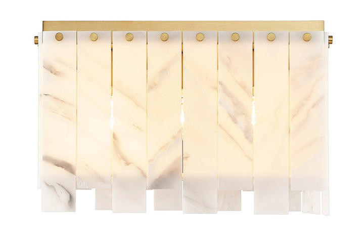 Z-Lite Canada - 345F17-RB - Six Light Flush Mount - Viviana - Rubbed Brass