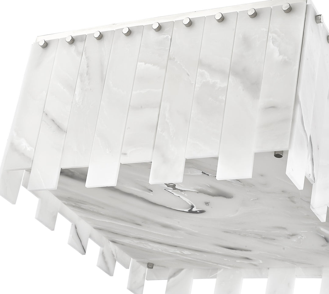 Z-Lite Canada - 345F20-PN - Nine Light Flush Mount - Viviana - Polished Nickel