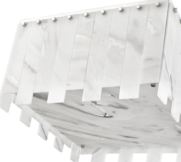 Z-Lite Canada - 345F20-PN - Nine Light Flush Mount - Viviana - Polished Nickel