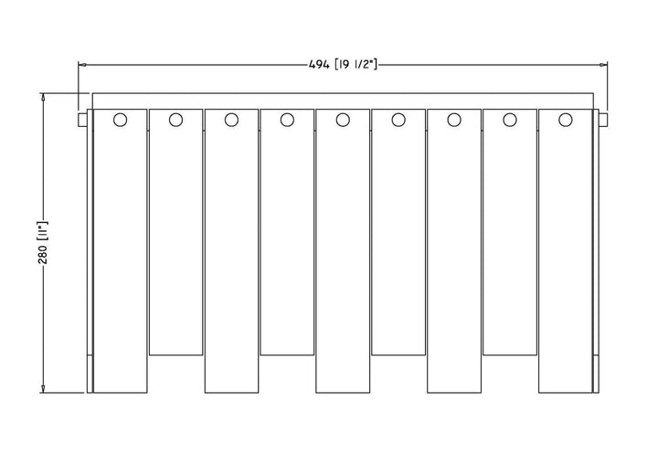Z-Lite Canada - 345F20-PN - Nine Light Flush Mount - Viviana - Polished Nickel