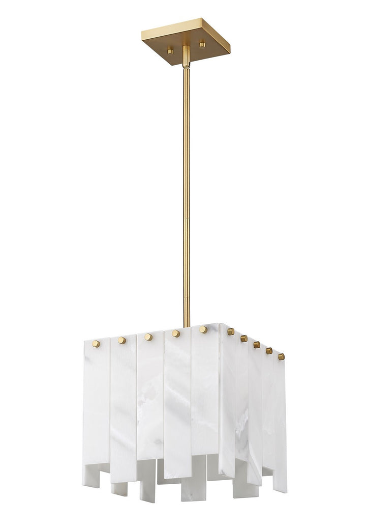 Z-Lite Canada - 345P12-RB - One Light Pendant - Viviana - Rubbed Brass