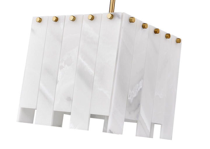 Z-Lite Canada - 345P12-RB - One Light Pendant - Viviana - Rubbed Brass