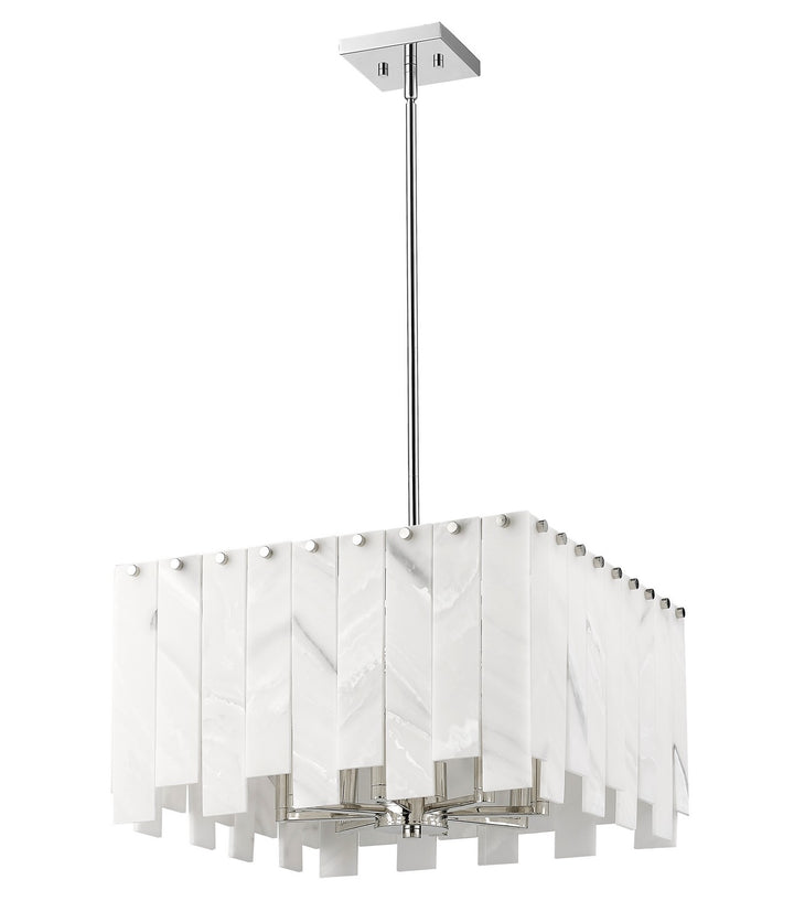 Z-Lite Canada - 345P20-PN - Eight Light Chandelier - Viviana - Polished Nickel
