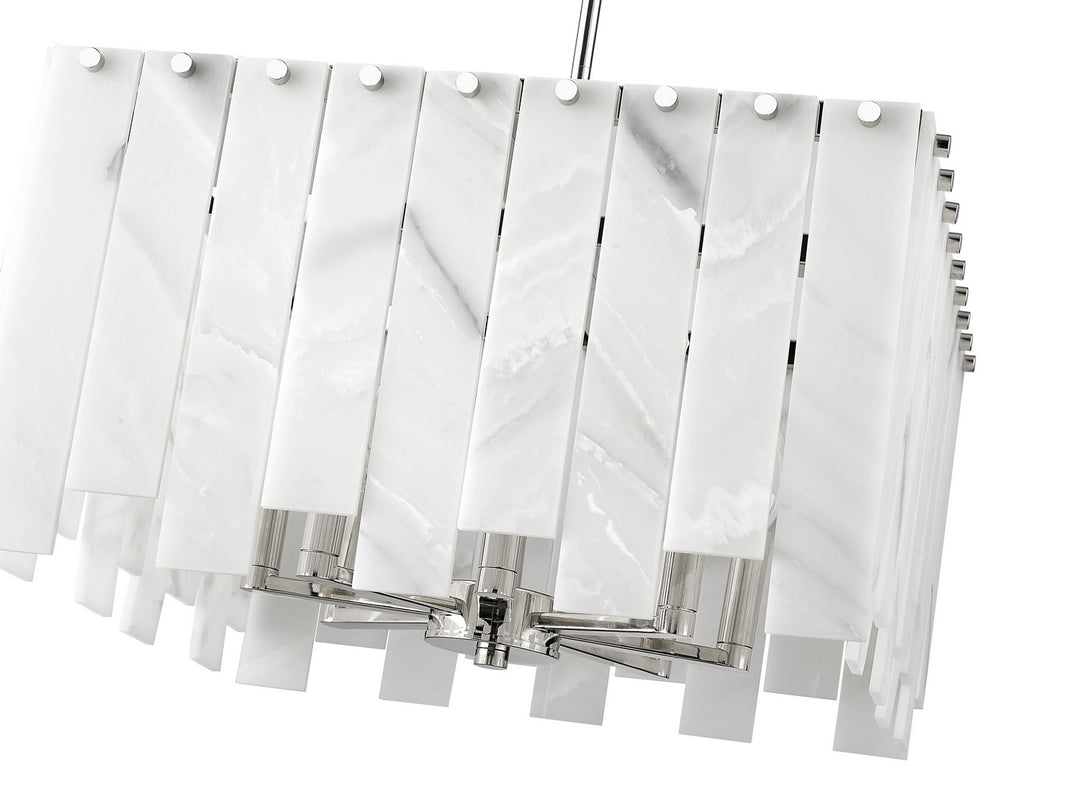 Z-Lite Canada - 345P20-PN - Eight Light Chandelier - Viviana - Polished Nickel