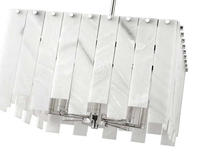 Z-Lite Canada - 345P20-PN - Eight Light Chandelier - Viviana - Polished Nickel