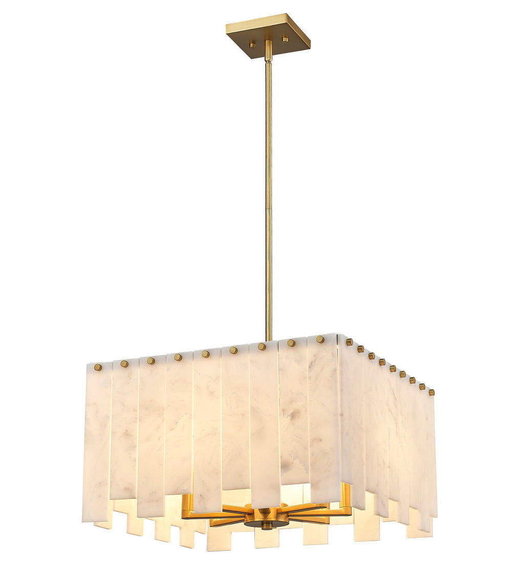 Z-Lite Canada - 345P20-RB - Eight Light Chandelier - Viviana - Rubbed Brass