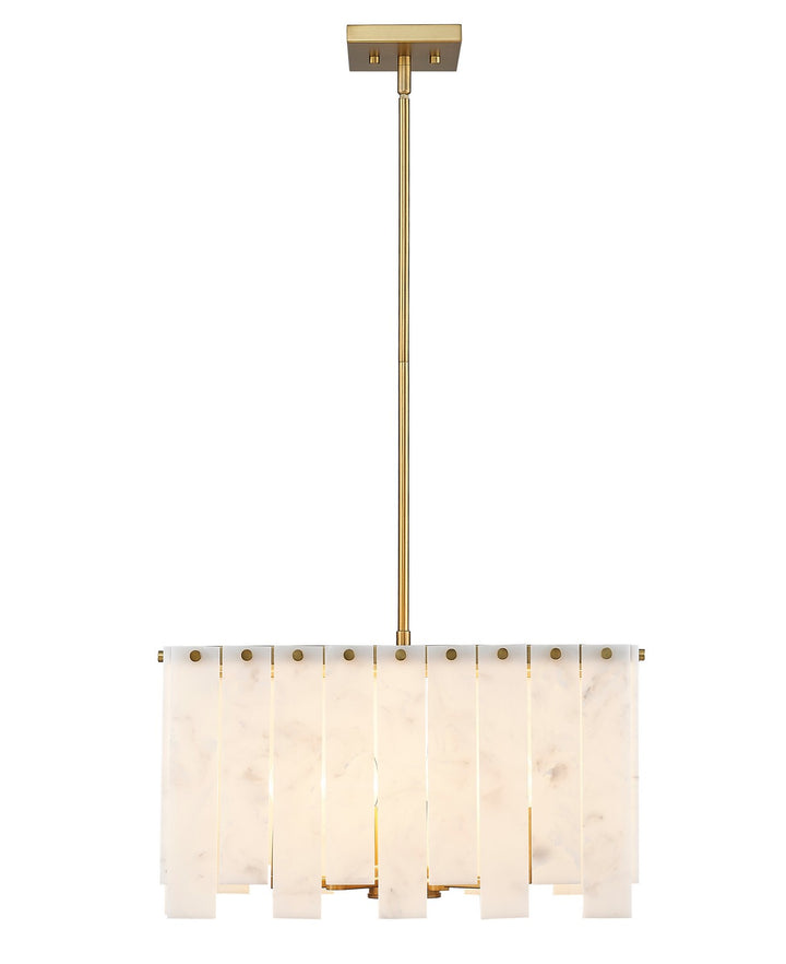 Z-Lite Canada - 345P20-RB - Eight Light Chandelier - Viviana - Rubbed Brass