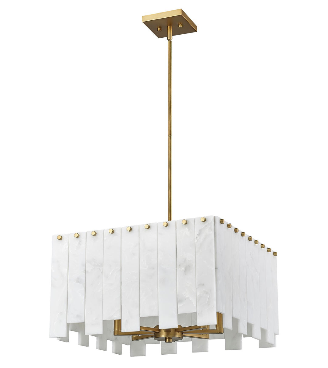 Z-Lite Canada - 345P20-RB - Eight Light Chandelier - Viviana - Rubbed Brass