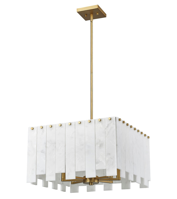 Z-Lite Canada - 345P20-RB - Eight Light Chandelier - Viviana - Rubbed Brass