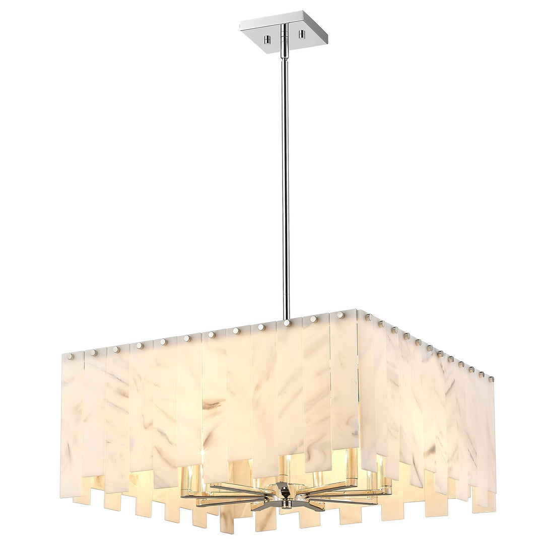 Z-Lite Canada - 345P26-PN - Eight Light Chandelier - Viviana - Polished Nickel