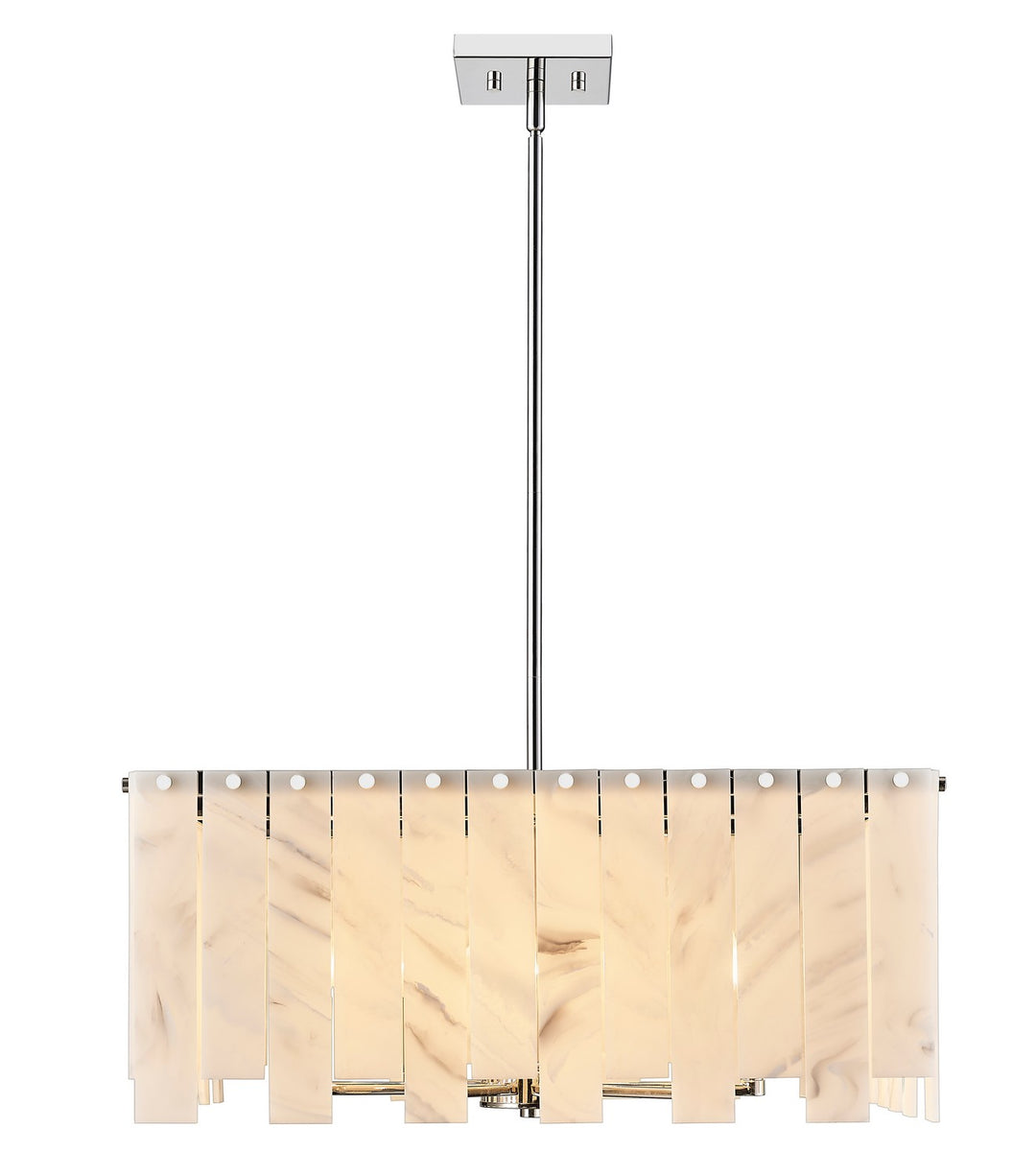 Z-Lite Canada - 345P26-PN - Eight Light Chandelier - Viviana - Polished Nickel