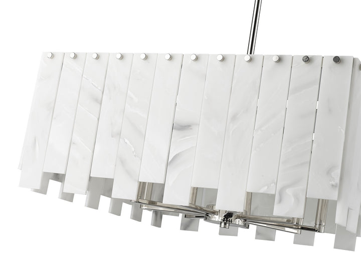 Z-Lite Canada - 345P26-PN - Eight Light Chandelier - Viviana - Polished Nickel