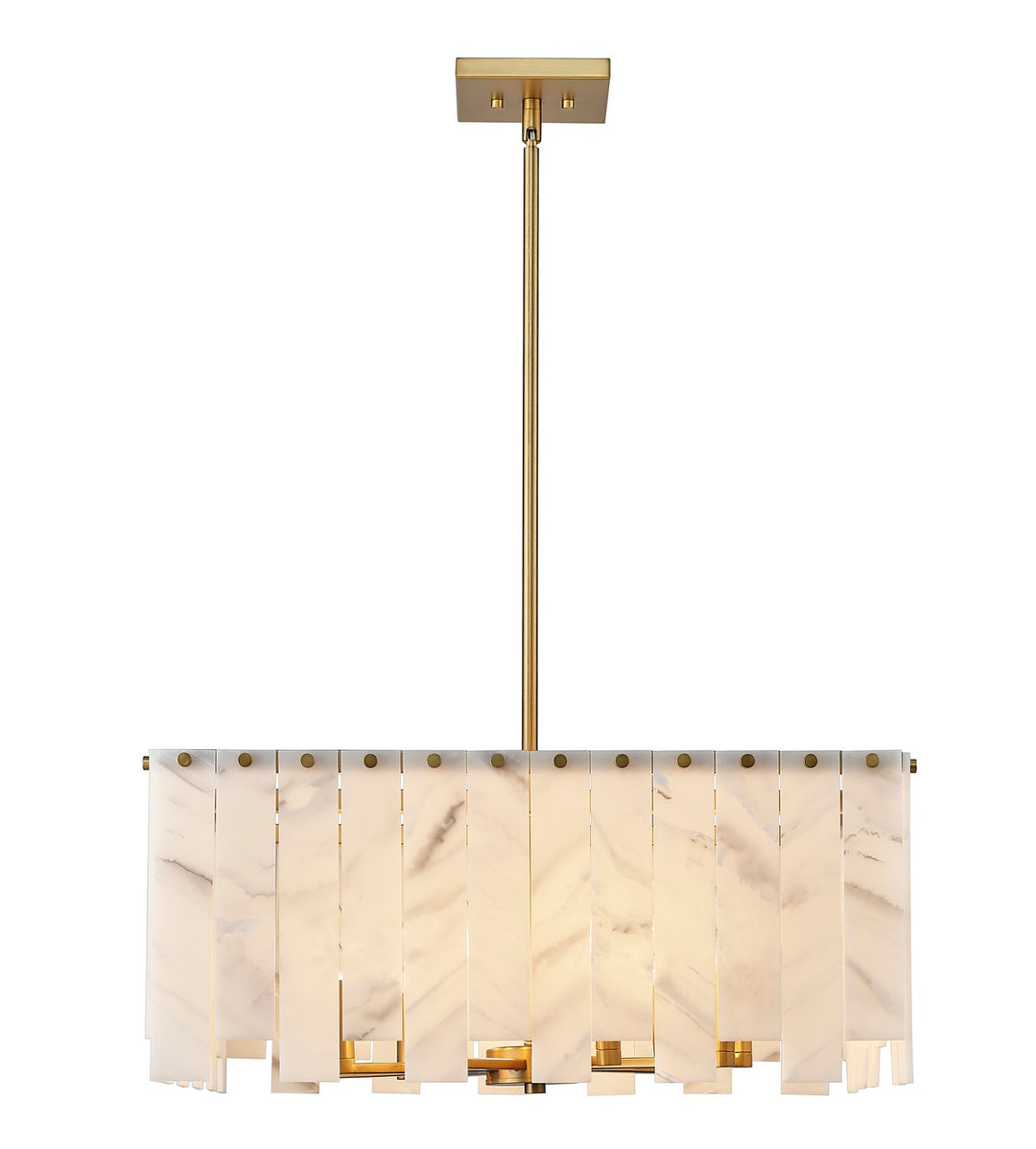 Z-Lite Canada - 345P26-RB - Eight Light Chandelier - Viviana - Rubbed Brass