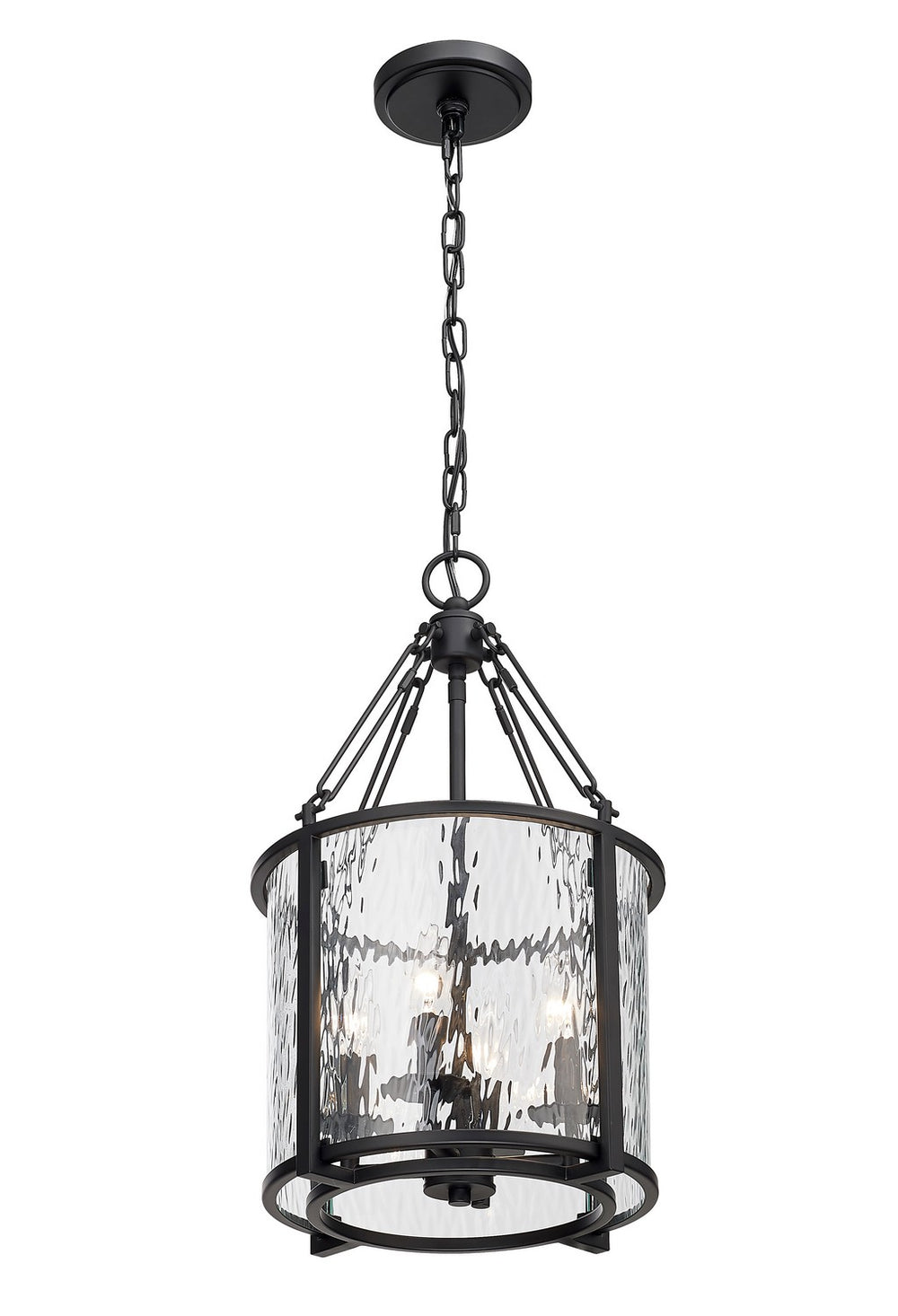 Z-Lite Canada - 346P12-MB - Four Light Pendant - Barrington - Matte Black