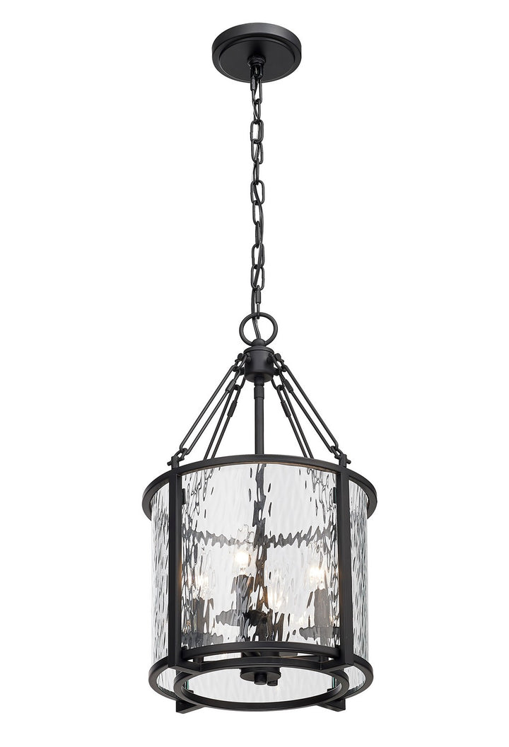 Z-Lite Canada - 346P12-MB - Four Light Pendant - Barrington - Matte Black