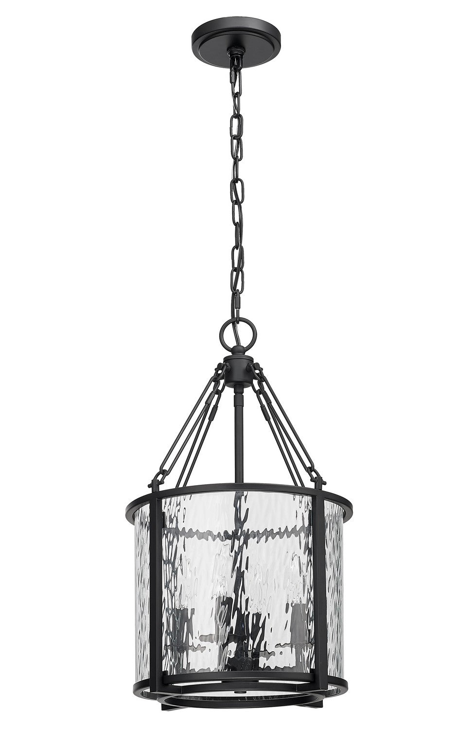 Z-Lite Canada - 346P12-MB - Four Light Pendant - Barrington - Matte Black
