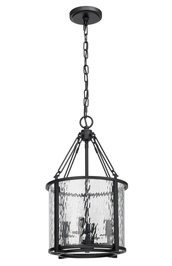 Z-Lite Canada - 346P12-MB - Four Light Pendant - Barrington - Matte Black