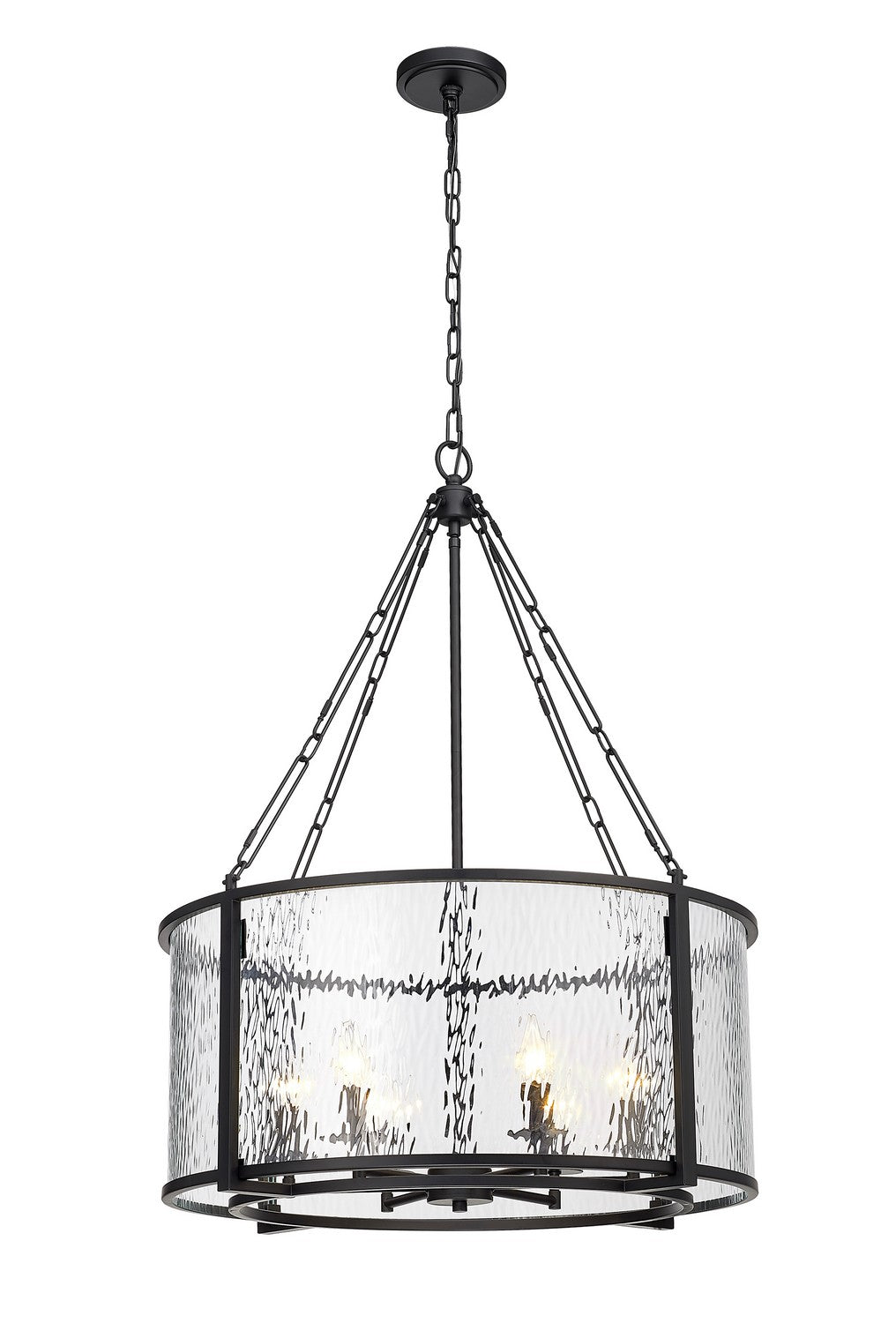 Z-Lite Canada - 346P26-MB - Six Light Chandelier - Barrington - Matte Black