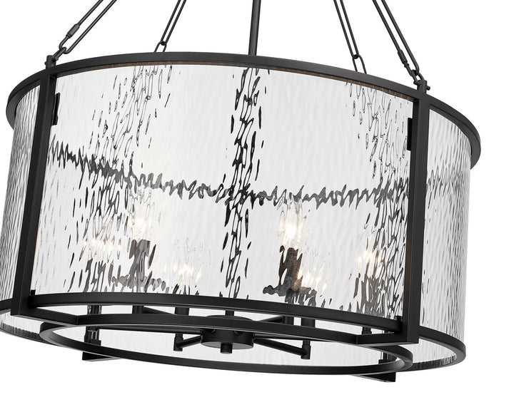 Z-Lite Canada - 346P26-MB - Six Light Chandelier - Barrington - Matte Black