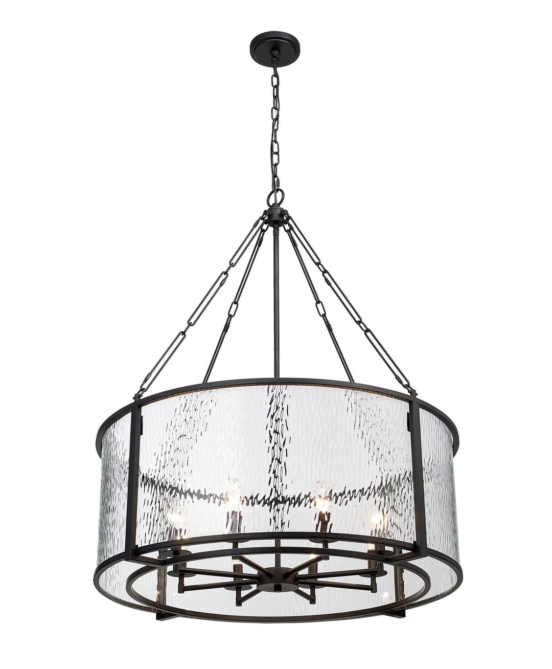 Z-Lite Canada - 346P32-MB - Eight Light Chandelier - Barrington - Matte Black