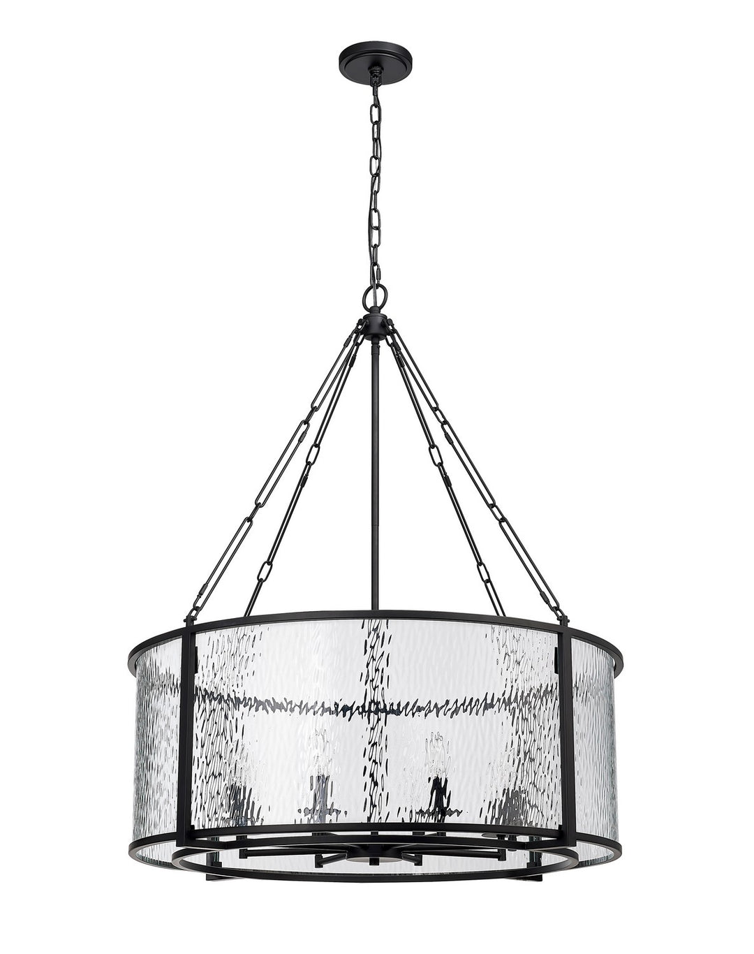 Z-Lite Canada - 346P32-MB - Eight Light Chandelier - Barrington - Matte Black