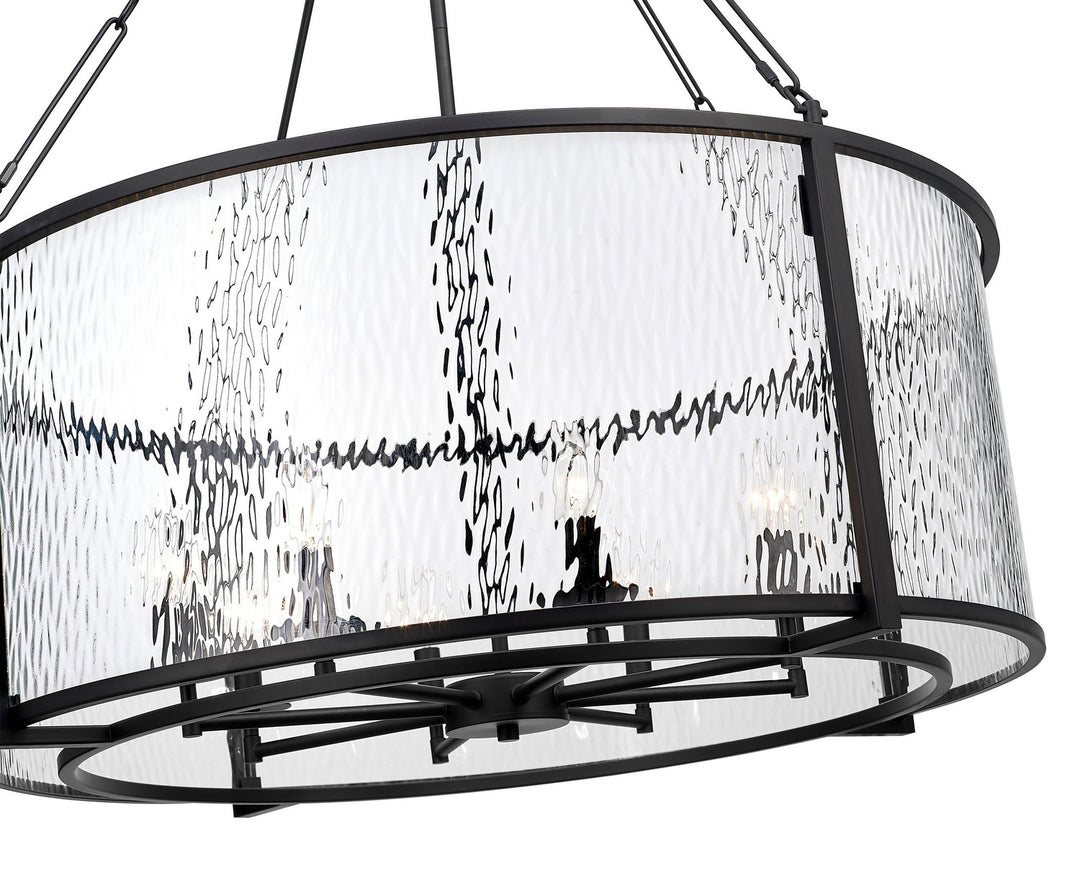Z-Lite Canada - 346P32-MB - Eight Light Chandelier - Barrington - Matte Black