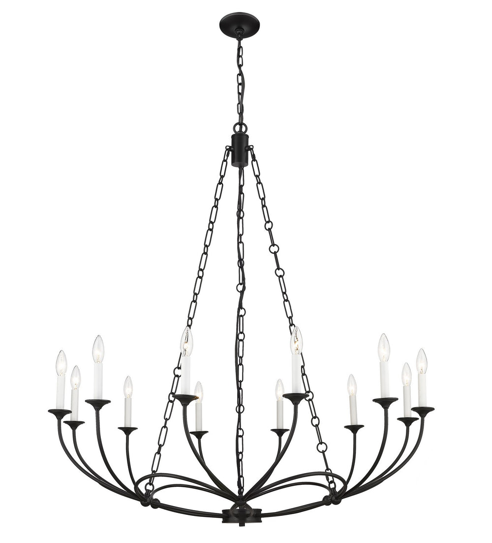 Z-Lite Canada - 3500-12MB - 12 Light Chandelier - Arabella - Matte Black