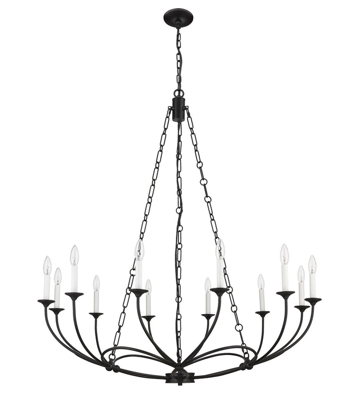 Z-Lite Canada - 3500-12MB - 12 Light Chandelier - Arabella - Matte Black