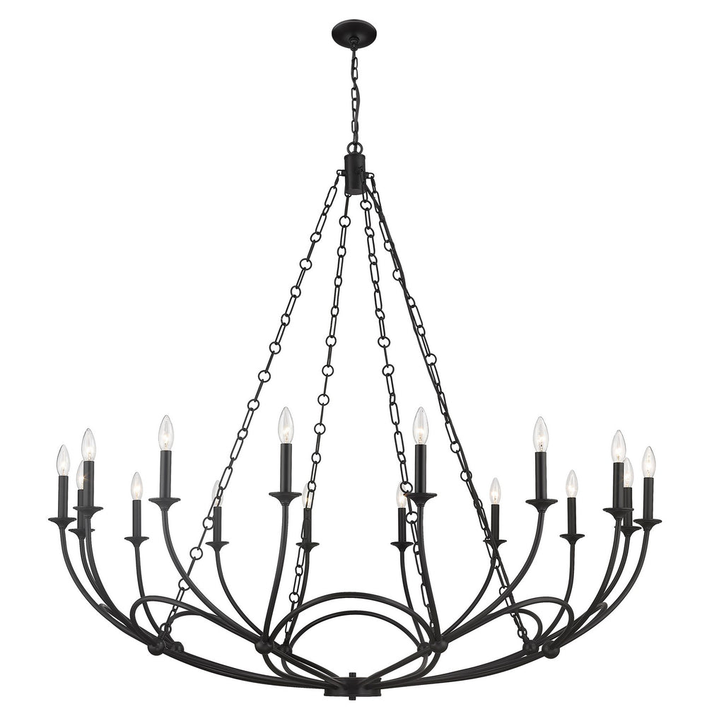Z-Lite Canada - 3500-16MB - 16 Light Chandelier - Arabella - Matte Black