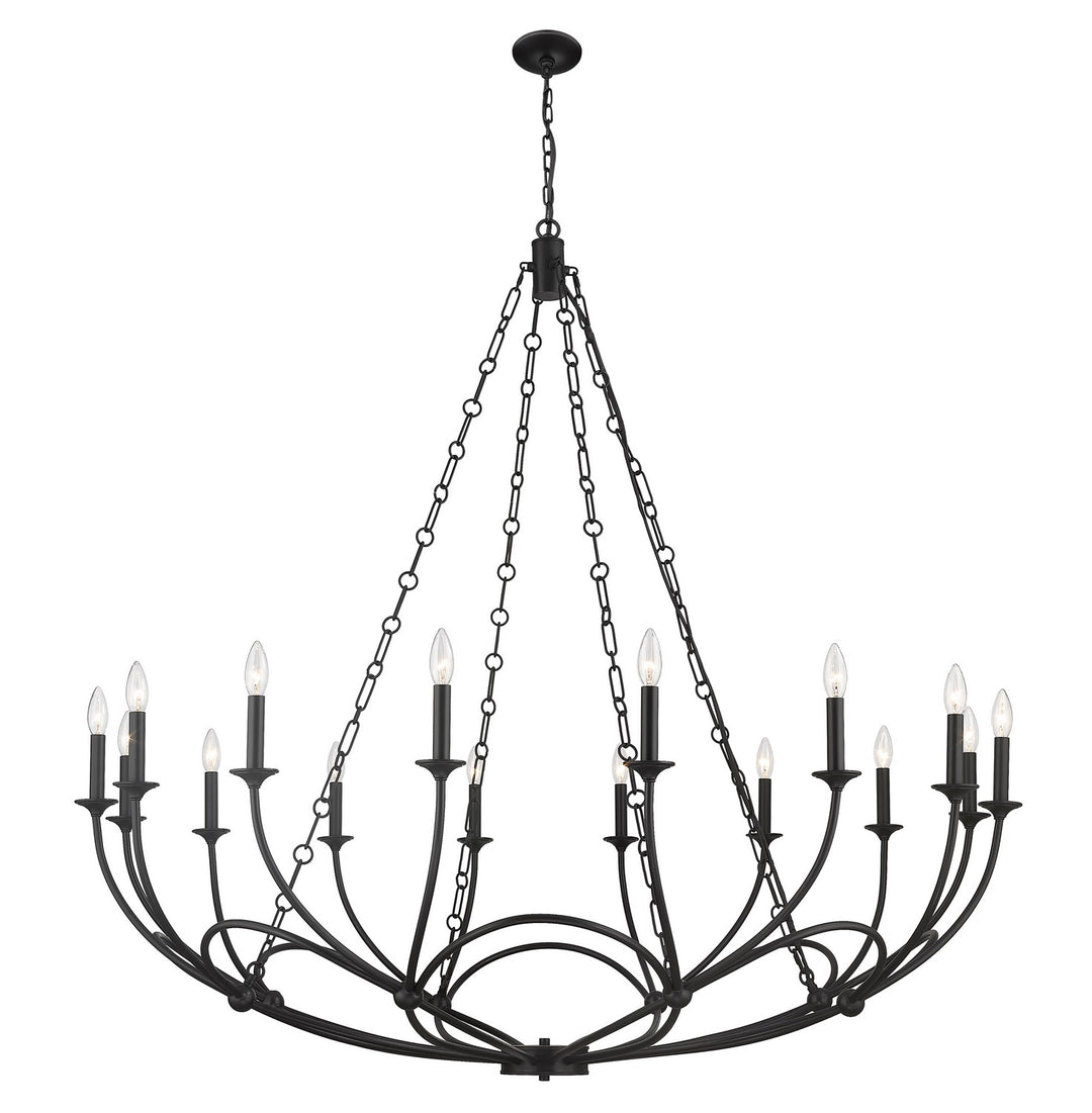 Z-Lite Canada - 3500-16MB - 16 Light Chandelier - Arabella - Matte Black