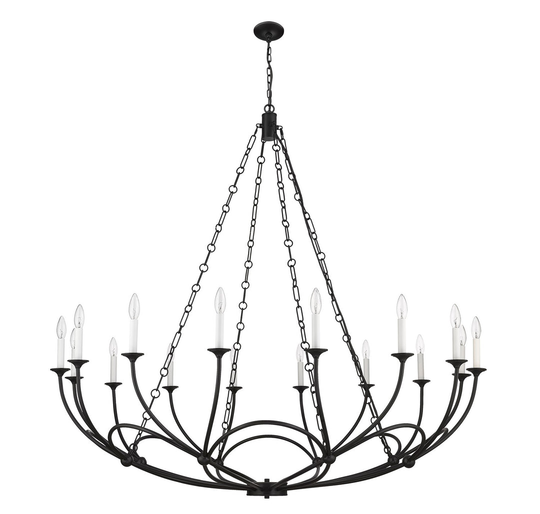 Z-Lite Canada - 3500-16MB - 16 Light Chandelier - Arabella - Matte Black