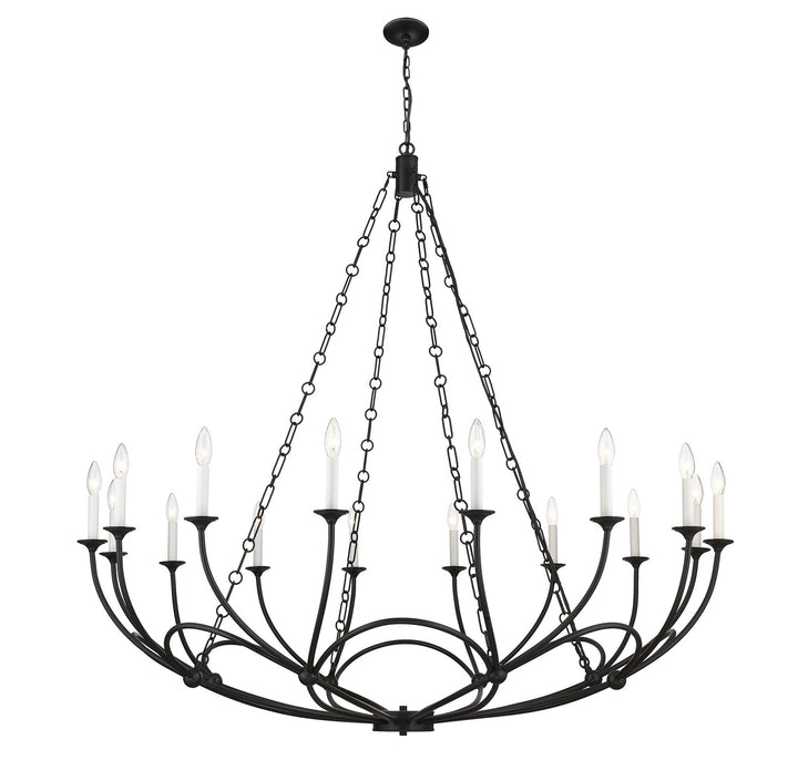 Z-Lite Canada - 3500-16MB - 16 Light Chandelier - Arabella - Matte Black