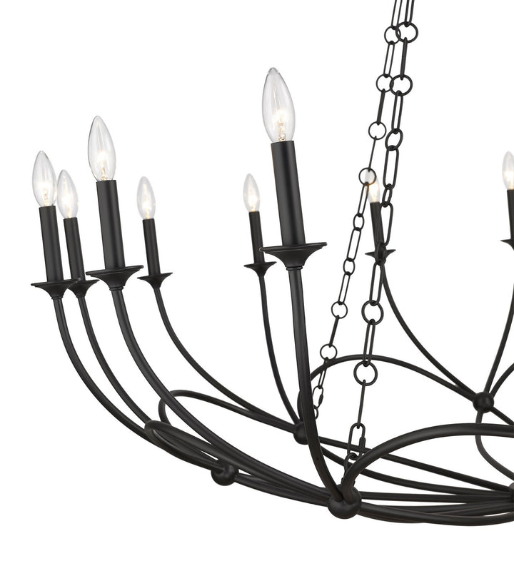 Z-Lite Canada - 3500-16MB - 16 Light Chandelier - Arabella - Matte Black