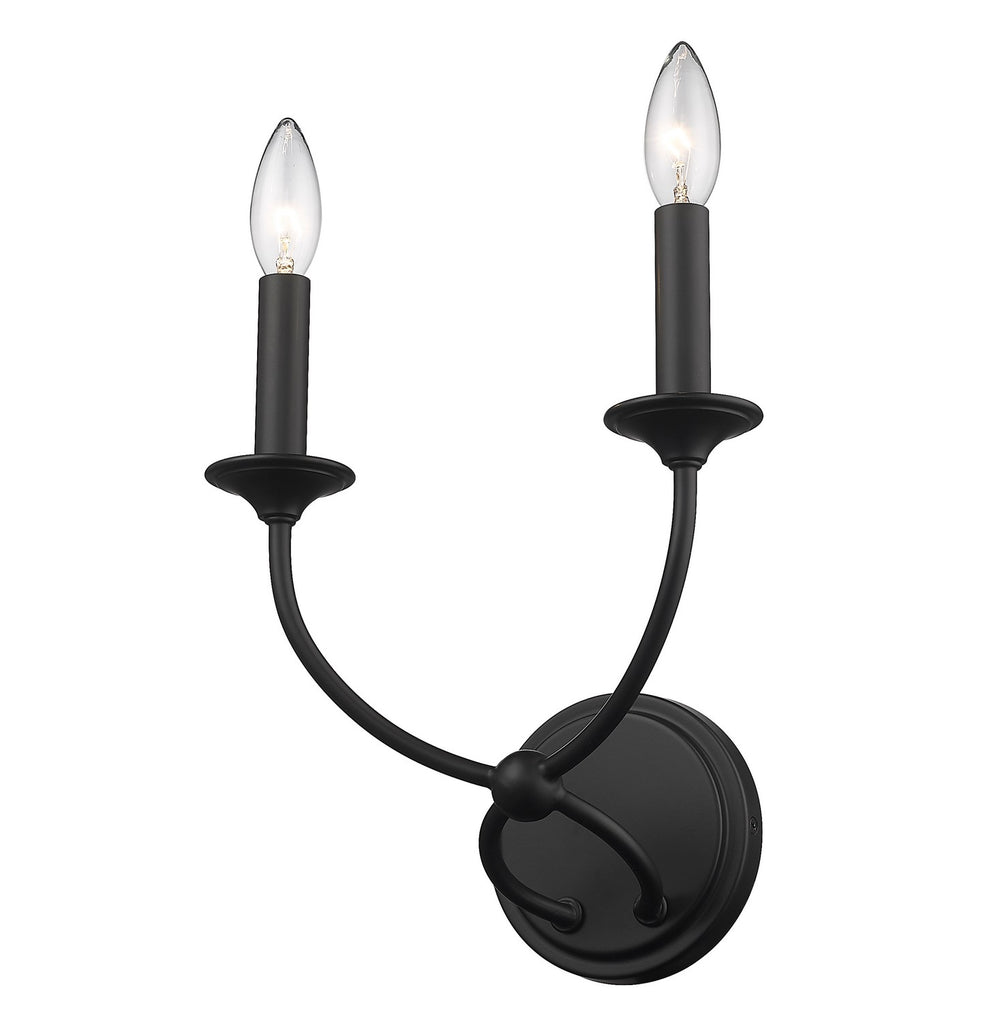 Z-Lite Canada - 3500-2S-MB - Two Light Wall Sconce - Arabella - Matte Black