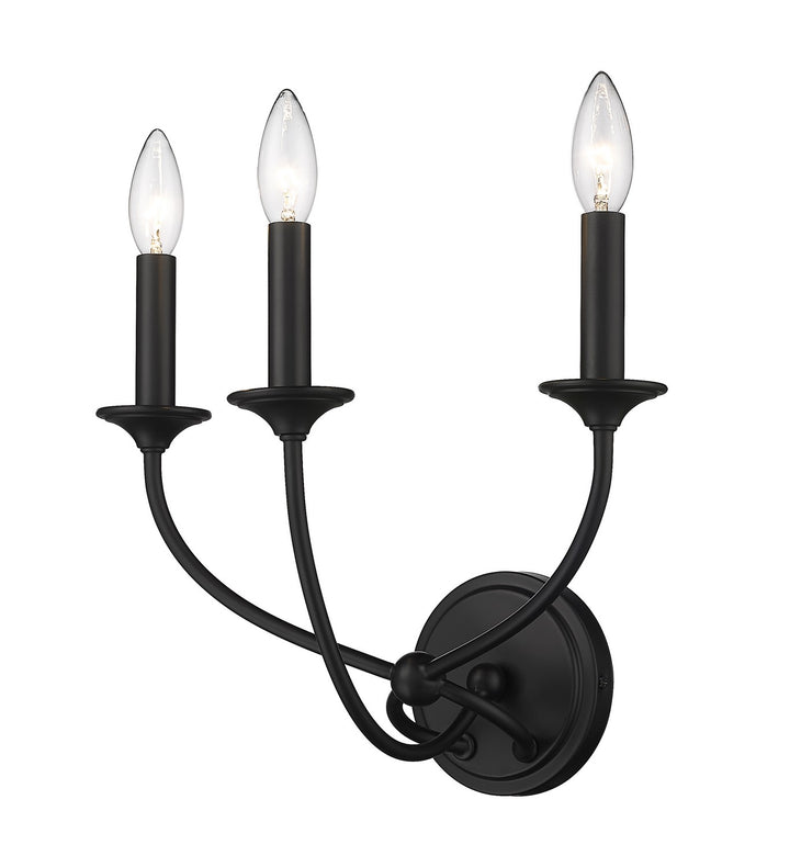 Z-Lite Canada - 3500-3S-MB - Three Light Wall Sconce - Arabella - Matte Black
